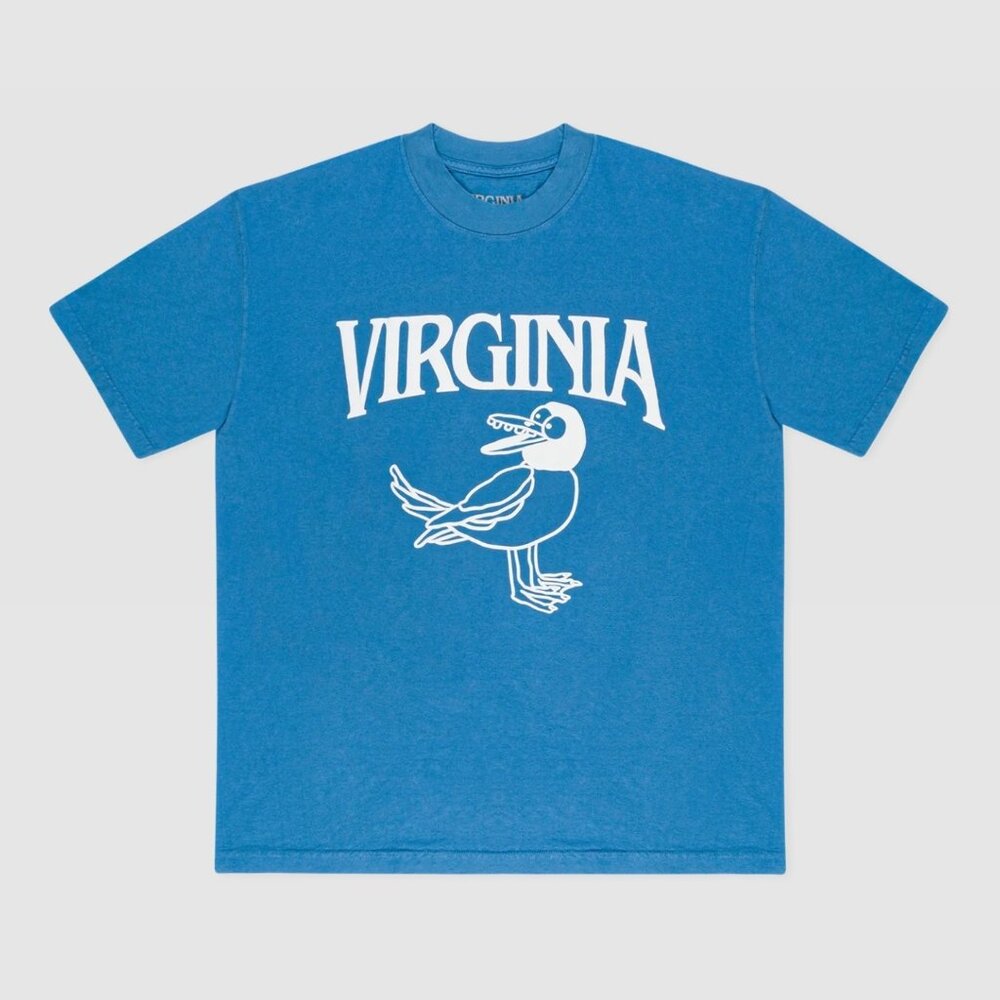 New Virginia Bird Tee in Blue